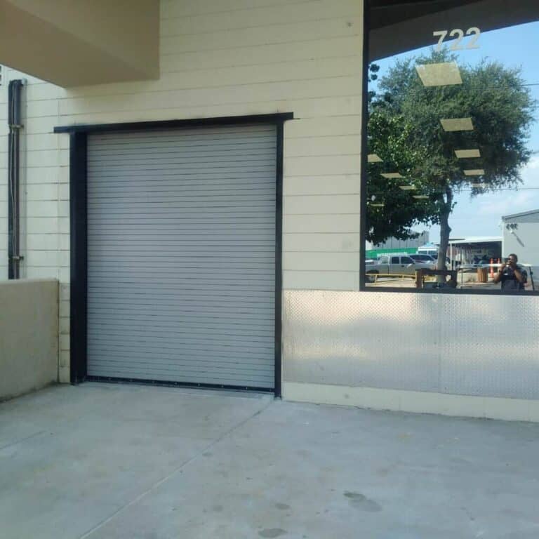 exterior steel door and window