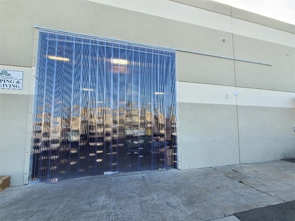 sliding plastic strip curtains