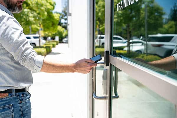 access pad using phone