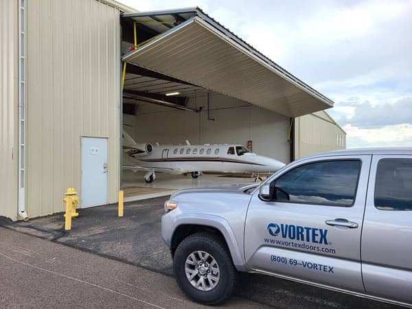 airplane hangar doors