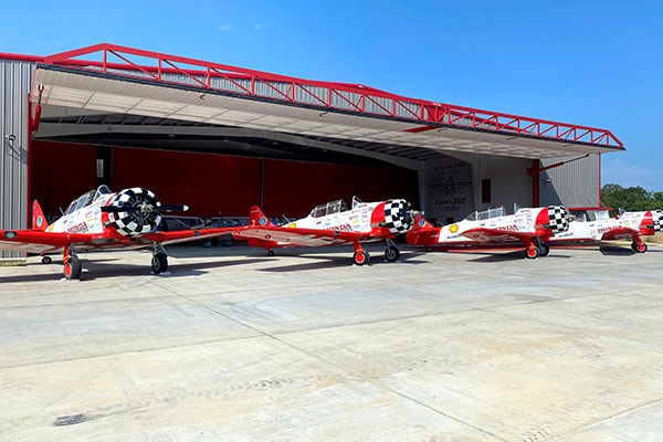 Schweiss fleet of older planes