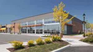 exterior of office building