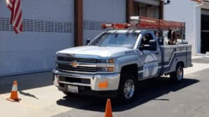 Vortex truck with cones