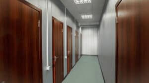 Wood Doors in office space
