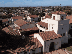 Aerial perspective view of Santa Maria, CA