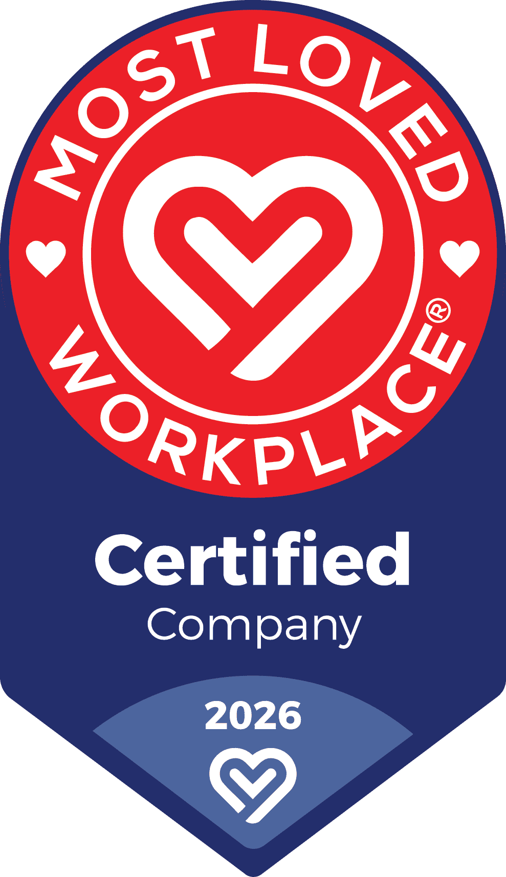 2026 Certified Most Loved Workplace